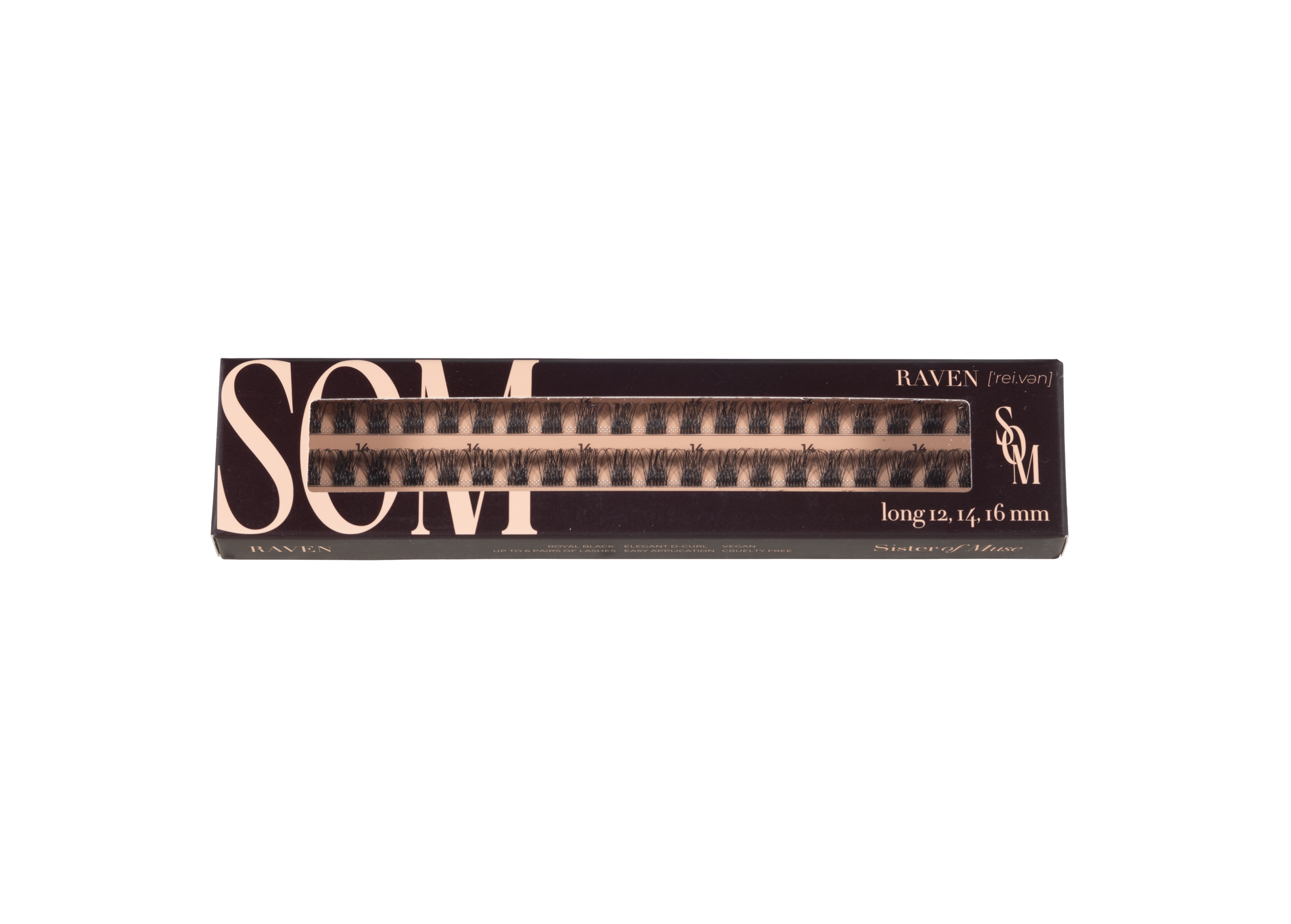 Raven -ripset (musta)